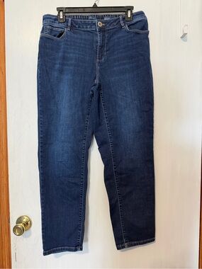 Women's J. Jill Boyfriend, Straight Leg Ankle Jeans, 16P